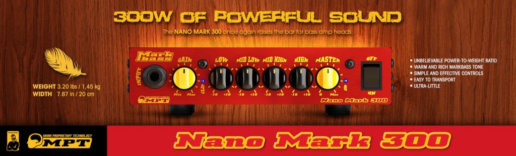 Markbass Nano Mark 300 Head
