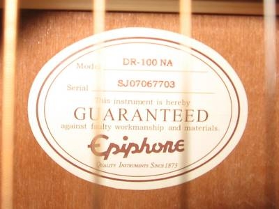 Akustična Gitara Epiphone DR-100NA