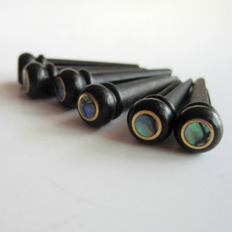 Ebony pin za gitaru set