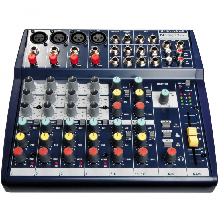 Mikseta Soundcraft Notepad 124