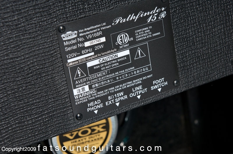 Pojačalo za gitaru Vox Pathfinder 15R C