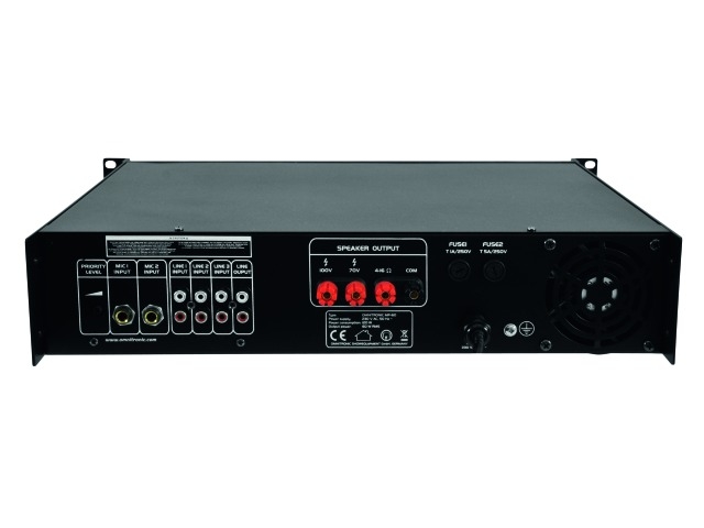 Pojačalo 100V Omnitronic MP 60 PA